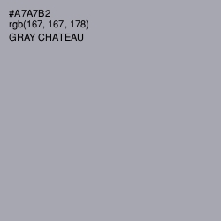 #A7A7B2 - Gray Chateau Color Image